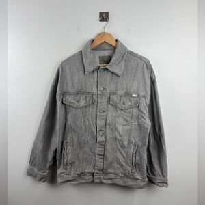 Ag Adriano Goldschmied Gray Denim Jacket